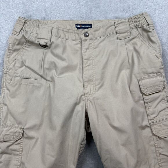 5.11 511 Tactical Taclite Pro Cargo Pants Men’s 38x34 Tan Ripstop Duty Combat - Picture 3 of 11